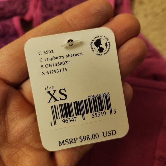 Free People Have My Heart Raspberry Sherbert Lace Distressed Crop Top XS - Picture 4 of 7